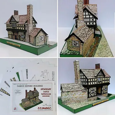 Stokesay Castle Gatehouse A5 Full Colour Cut Out Card Model Kit • £4.95