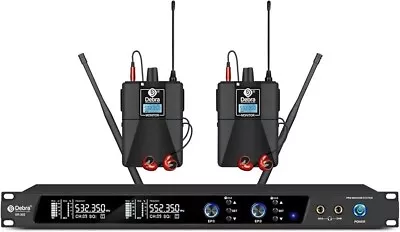 D Debra Audio UHF Dual Channel Wireless In Ear Monitor System Bodypack Receiver • £100