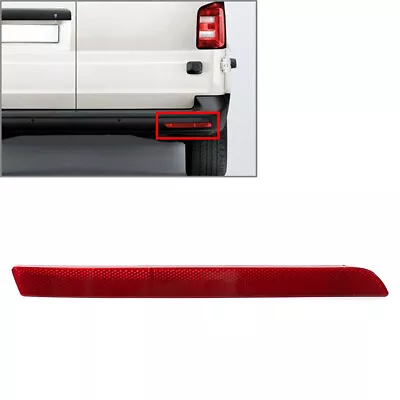 Rear Bumper Reflector Tail Light Lamp For VW T5 Transporter Caravelle Multivan • $13.76