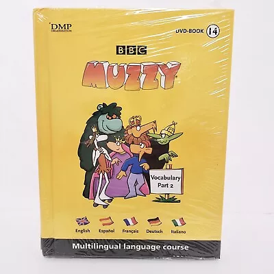 Muzzy BBC Multilingual Language Course For Children Book And DVD Book 14 Vocab 2 • $10