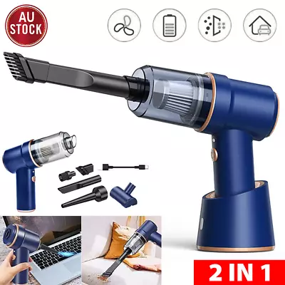 42000RPM Cordless Car Vacuum Cleaner Home Dust Blower Mini Air Duster Handheld • $29.54