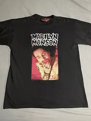 Vintage Marilyn Manson I Am The God Of F*** Shirt 🔥rare Marilyn Manson Tag🔥 • $399.99
