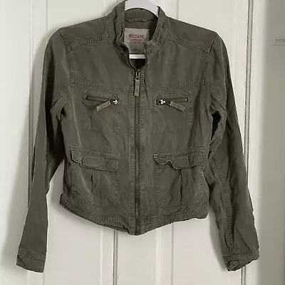 Vintage Mossimo Utility Jacket Army Green Lightweight Pockets Grunge Small • $17.95