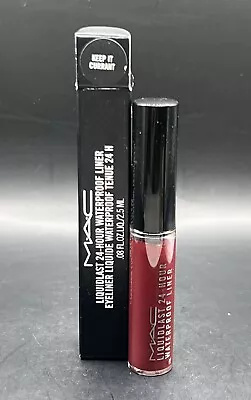 $19.99 • Buy Mac Liquidlast Eye Liner Keep It Currant New In Box