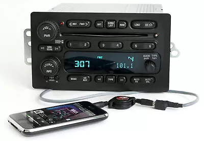 2005-09 GMC Chevy Truck Radio AM FM 6 Disc CD Player W Auxiliary Input 15234935 • $325