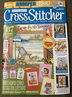 £7.99 • Buy Cross Stitcher Magazine 397 Summer 2023 87 Sunny Designs + Corner Bookmark Kit