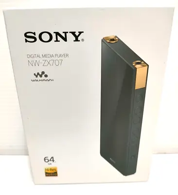 $833.33 • Buy SONY WALKMAN 64GB Hi-Res ZX Series Audio Player NW-ZX707 Black English Spanish