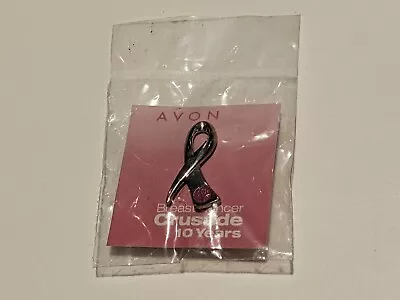 Avon Breast Cancer Crusade Enamel Pin Badge • £3.99