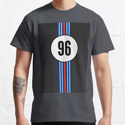 Racing Stripes Carbon Background 96 Classic T-Shirt Size S-5XL • $26.99