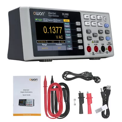 XDM1041 Mini Desktop Digital Multimeter 3.7  LCD True RMS USB/RS232 55000 Counts • $121.26