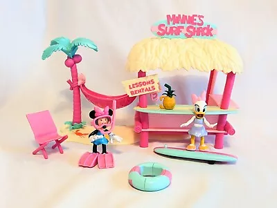 Disney Store Minnie Mouse Surf Shack Playset Complete Excellent Condition • £24.99