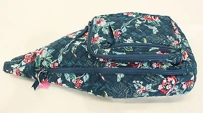 Vera Bradley Women's Adjustable Cotton Sling Backpack AH4 Rose Toile One Size • $49.99