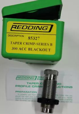 85327 Redding 300 Aac Blackout Taper Crimp Die - Brand New - Free Ship • $57.99