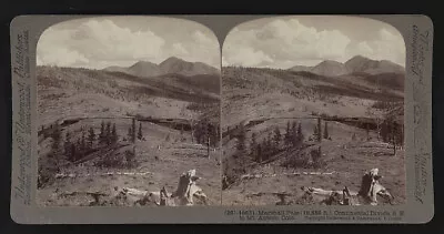 Marshall Pass (10856 Ft) Continental Divide S E To Mt Antero C- Old Photo • $9