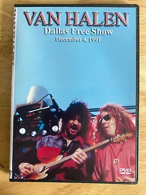 Van Halen - Dallas Free Show 1991 Live DVD Eddie Alex Sammy Hagar • $12.97