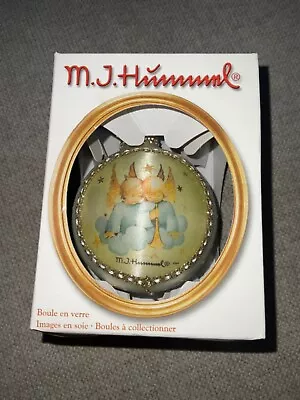 Christmas Krebs M. J. Hummel Glass Christmas Ornaments Heavenly Dou Angels H415 • $8.99