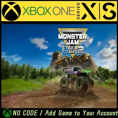 Monster Jam Steel Titans 2 Xbox One & Series X|S Game No Code • $15.99