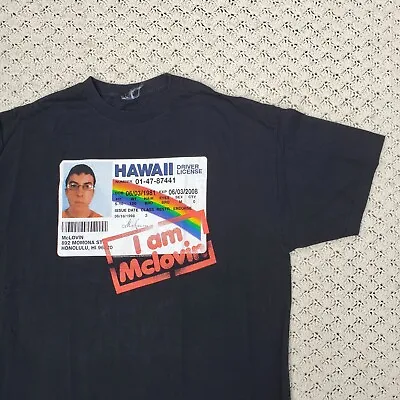 Vtg 2008 Superbad I Am McLovin License ID Movie Promo Graphic T Shirt - XXL • $74.97