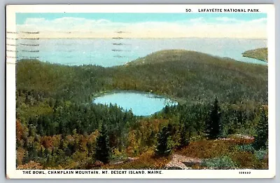 Maine ME - The Bowl Champlain Mountain Mt. Desert Island - Vintage Postcard • $8.49