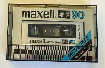 MAXELL MX 90 Metaxial Metal Type IV Cassette Rare Vintage - NEW OPEN BOX • $63.98