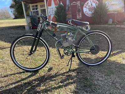 Vintage Style Indian Harley Davidson Board Track Racer Motorized Pedal Bicycle • $1995