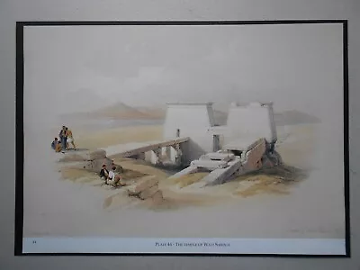 Vintage Ancient Egypt Print :the Temple Of Wadi Saboua By David Roberts • £1.99