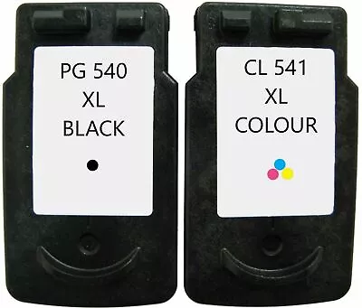 £22.99 • Buy Refilled Ink For Canon PG 540XL Black And CL 541XL Colour For Pixma MG3150