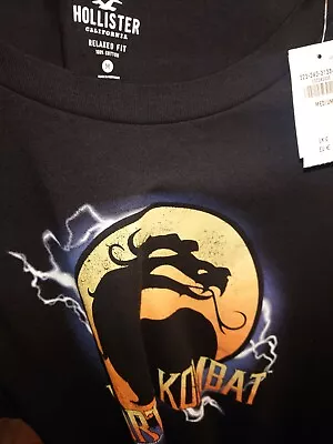 Mortal Kombat Klassic Large Shirt Black Cotton Short Sleeve Tee M New • $8