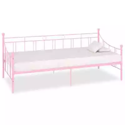 VidaXL Daybed Frame Pink Metal 90x200 Cm UK NEW • £157.70