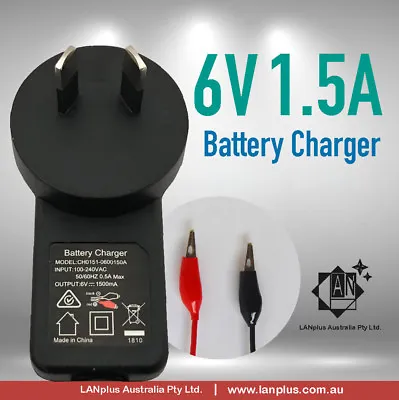 6V 1.5A Sealed Lead AGM Battery Charger 4 7AH 4AH 4.5AH 5AH 9AH 12AH  • $19.99