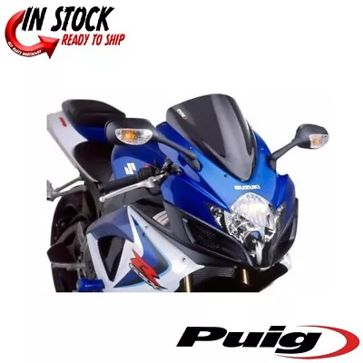 Puig Racing Windscreen Dark Smoke #4055-F Suzuki GSX-R600/GSX-R750 2006-2007 • $103.81