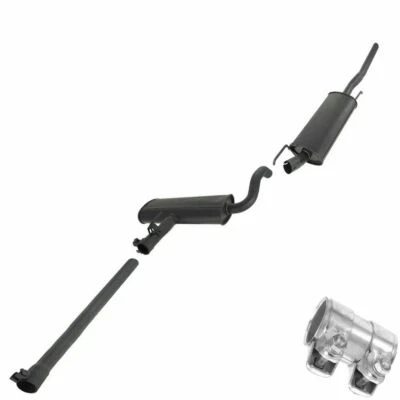 $194.74 • Buy Resonator Muffler Exhaust System Kit Fits: 1997-1999 VW Jetta