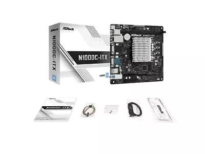 ASRock N100DC-ITX - Intel Quad-Core Processor N100 (Up To 3.4 GHz) DDR4- 2 SATA3 • $129.99