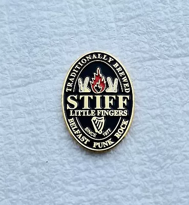 Stiff Little Fingers GUINNESS Pin Badge Punk Rock SLF Alternative Ulster Belfast • £3.99