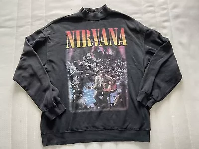 Nirvana Unplugged Sweatshirt Size SMALL • £20