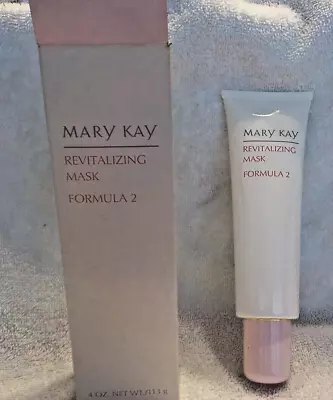 Vintage Mary Kay Revializing Mask Formula 2  NOS 4 Oz Combination Oily Skin 4191 • $19.50