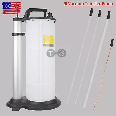 9 Liter Oil Changer Fluid Extractor Manual Hand Operated Vacuum Transfer Pump Ne • $51.97