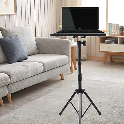 $33 • Buy Projector Tripod Stand Floor Laptop Stand Bracket Holder Height Adjustable +Tray