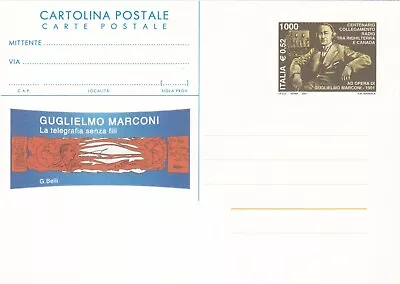 2001 Italy Card 100th Anniversary Radio Guglielmo Marconi • $1.23