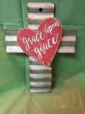 Decorative Metal Cross Decor • $8