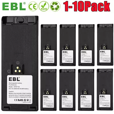 Lot EBL NTN7143 Battery For Motorola HT1000 MT2000 MTS2000 MTX9000 NTN7144 Radio • $132.99