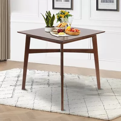 LONABR 36'' Square Dining Table Counter Height Wooden Leg Strengthen MDF Kitchen • $149.99