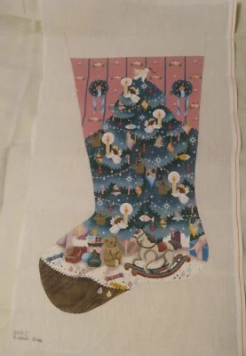 $329.95 • Buy Melissa Shirley RARE Retired Needlepoint Stocking 049-C Rocking Horse 18 Ct NEW