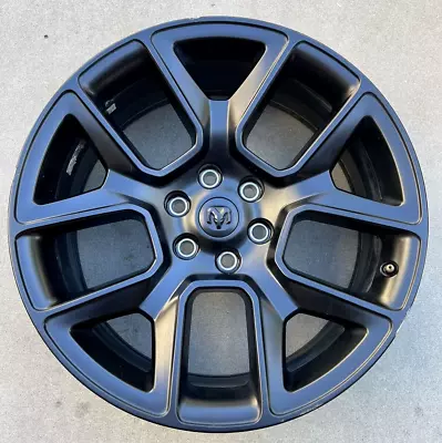 Dodge Ram 1500 Genuine Oem 22  Wheel Rim 2020-2023 Matte Black Night Edition • $289.99