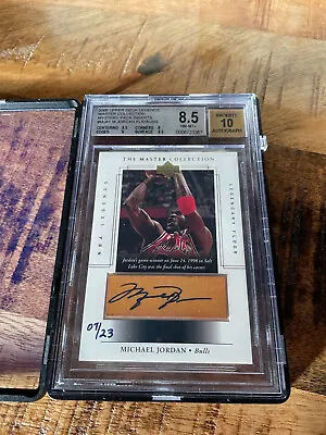 2000-01 Michael Jordan Upper Deck Master Collection Final Floor Auto BGS 8.5/10 • $30000