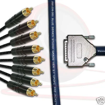 £79.17 • Buy 25 Pin D Sub To RCA Cable. Serial Db-25 Van Damme Multicore Snake Loom Lead