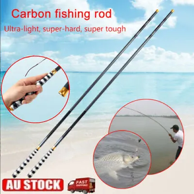 $31.99 • Buy Telescopic Carbon Fiber Ultra Light Travel Fishing Pole Stream Fishing Rod Tool