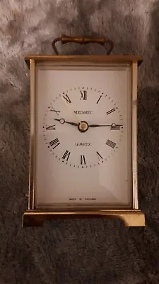 Vintage Metamec Quartz Carriage Clock - Working • £9.99