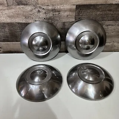 1955 1956 Plymouth Factory Hubcaps Dog Dish Poverty Mopar 10  Set Of 4 - 55 56 • $99.99