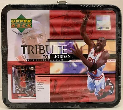 1998/99 Upper Deck Tribute To Jordan Nba Basketball Lunch Box 30 Card Set New(b) • $59.98